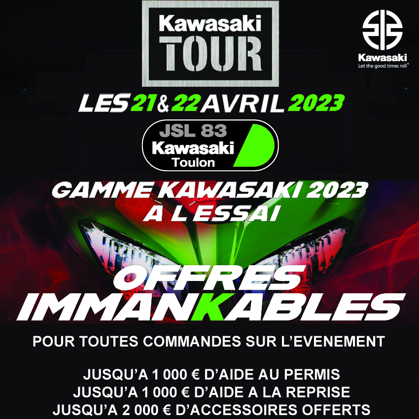 Le KAWASAKI TOUR approche !